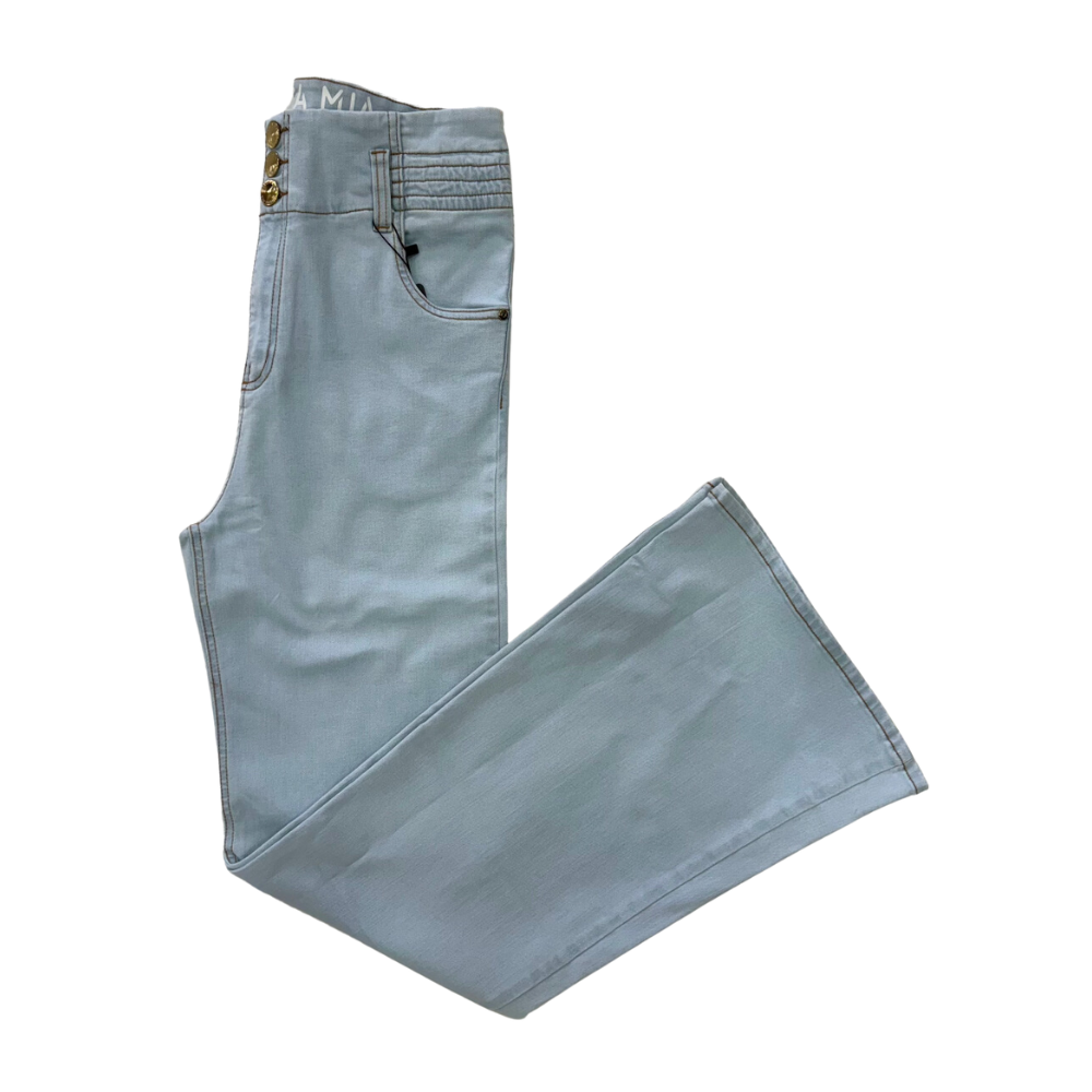 Jeans - Paper Bag Celeste