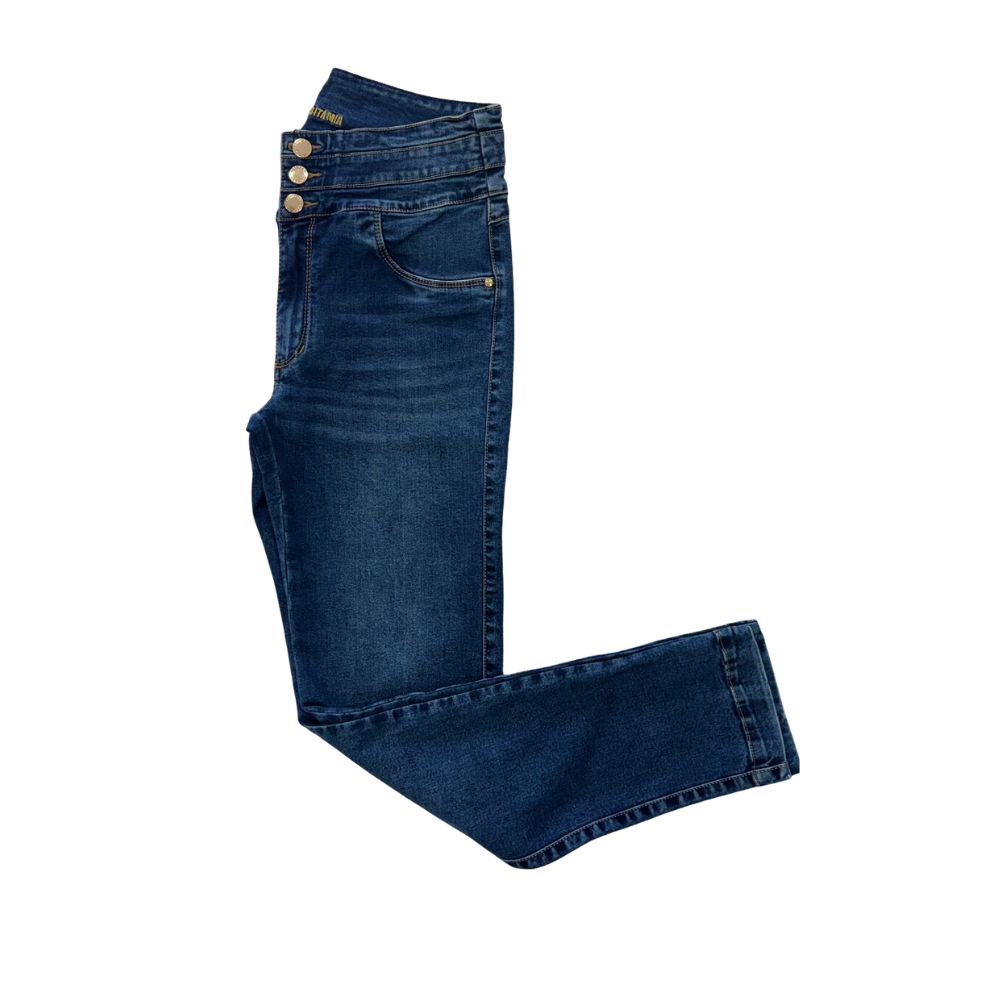Jeans - Skinny with 3 Button Pockets