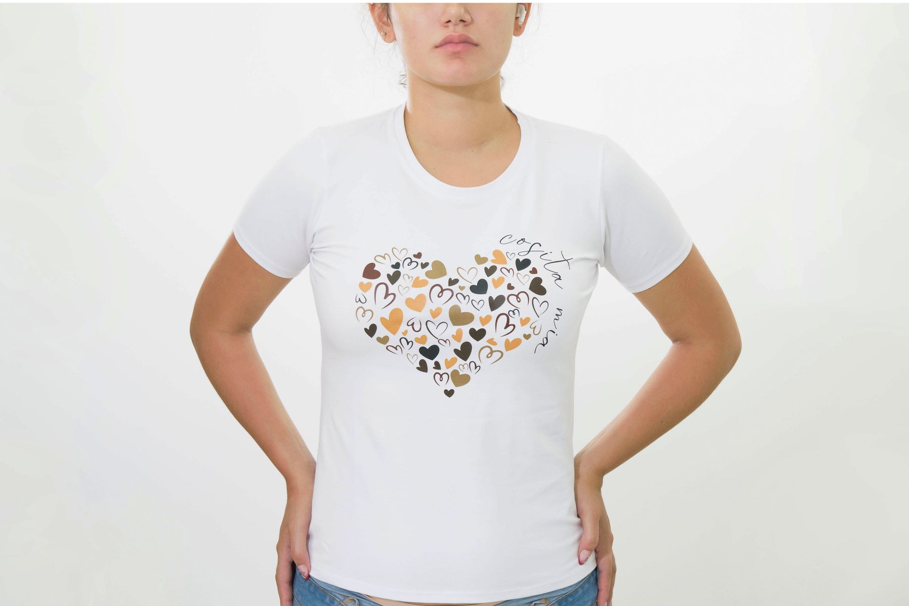 T Shirt de Corazones Logo Cosita Mia