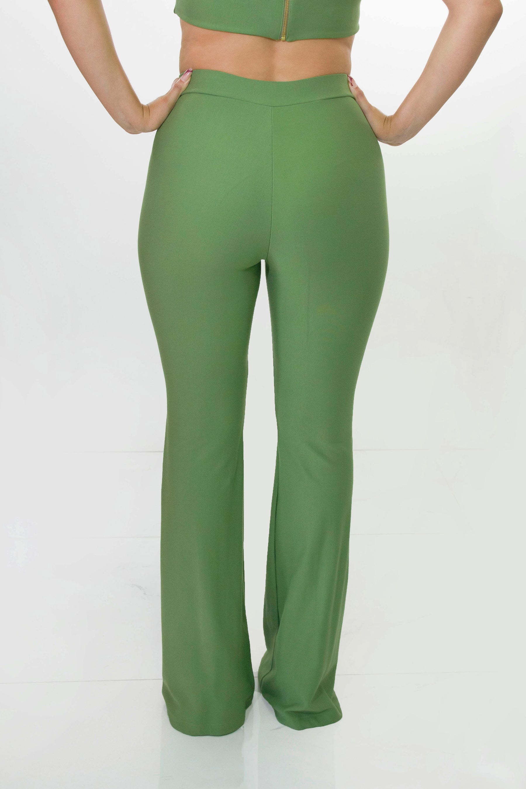 Pantalón - Verde Cadena Dorada en Pretina