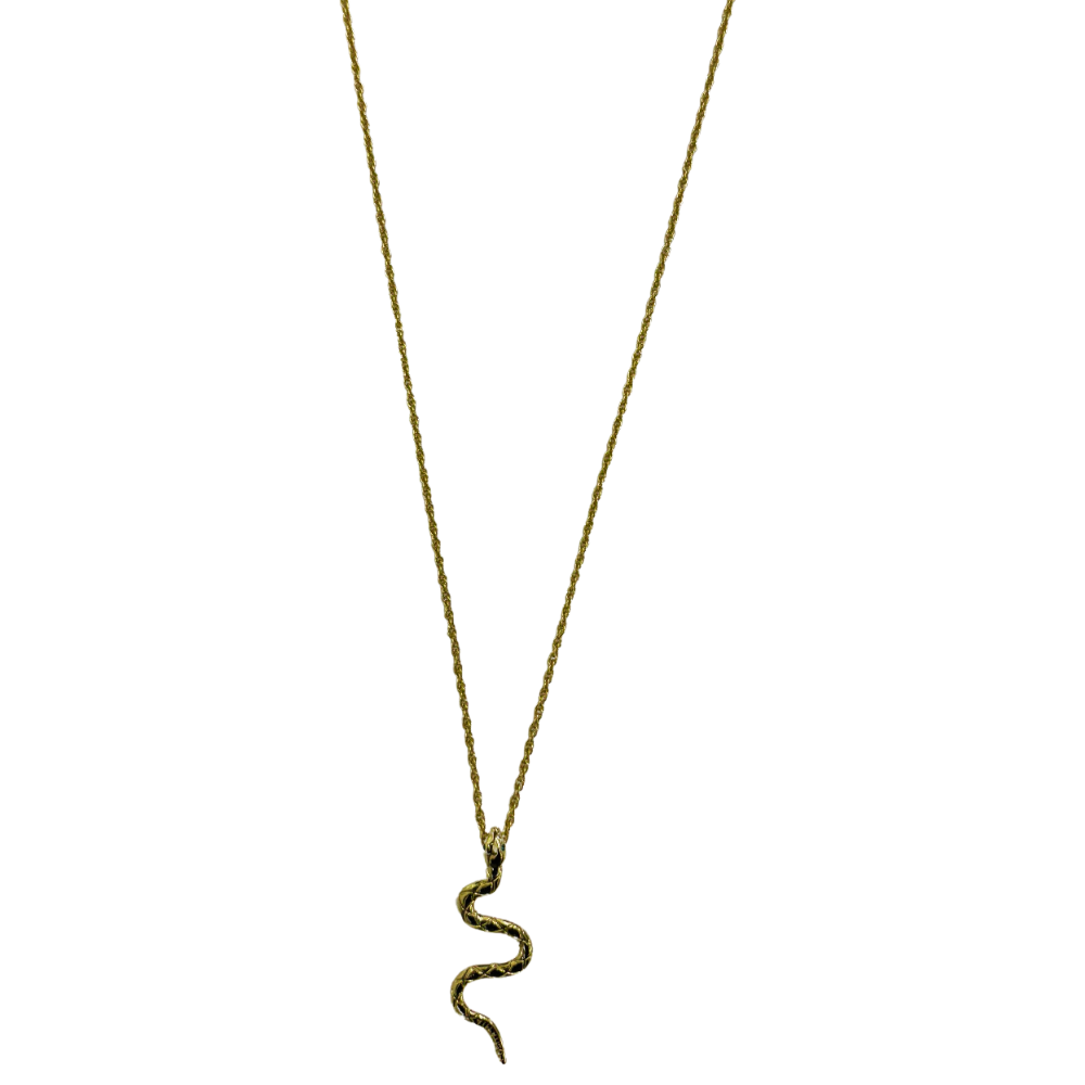 Necklace - Golden Snake